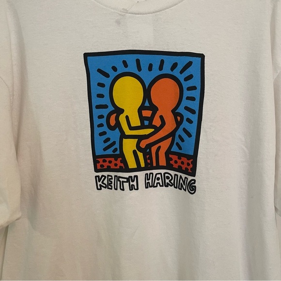Keith Haring T-Shirt Best Buddies Large New With Tags - Picture 4 of 7